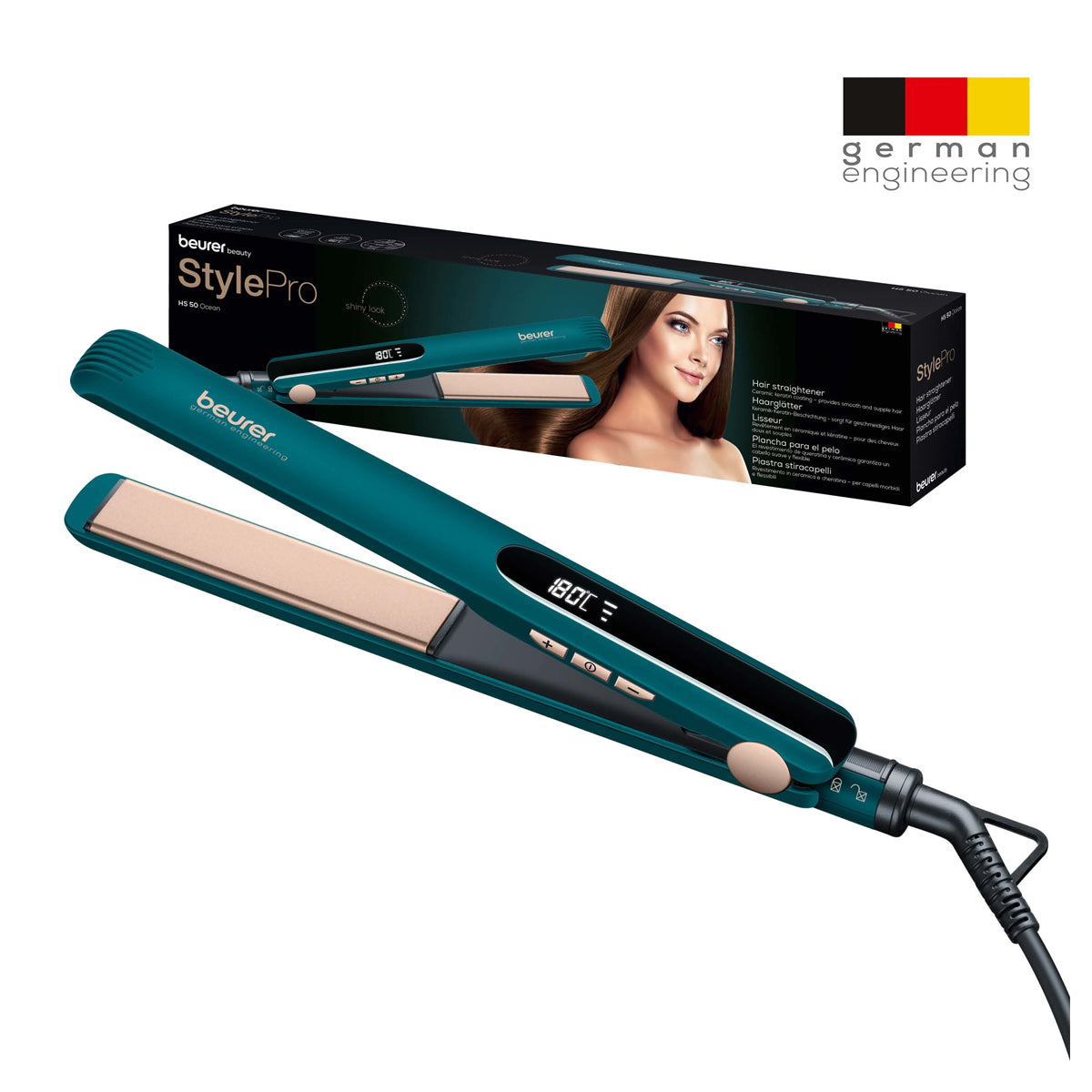 Beurer Hair Straightener - HS 50 Ocean